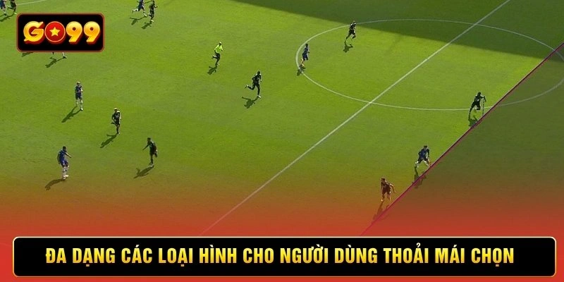 Đa dạng các loại hình cho người dùng thoải mái chọn