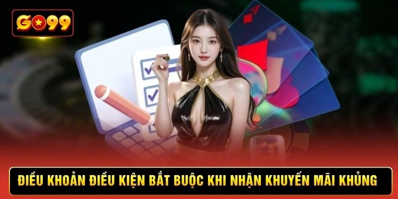 Điều khoản điều kiện bắt buộc khi nhận khuyến mãi khủng