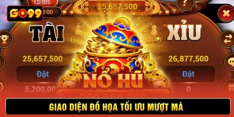 Giao diện đồ họa tối ưu mượt mà