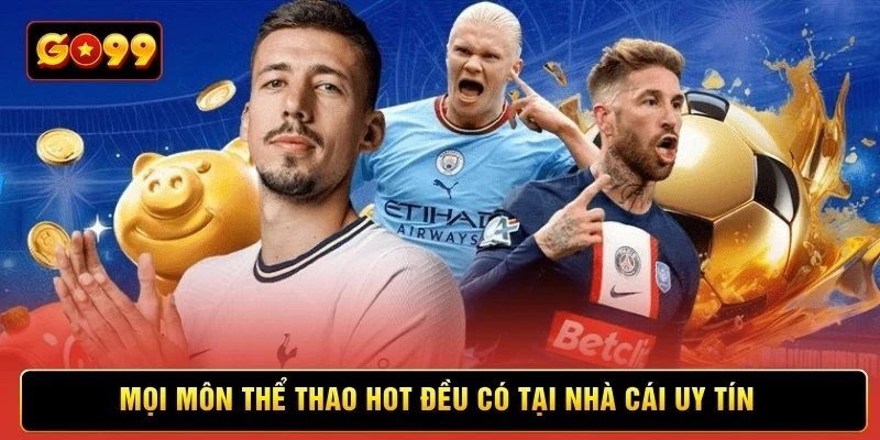 Mọi môn thể thao hot đều có tại nhà cái uy tín